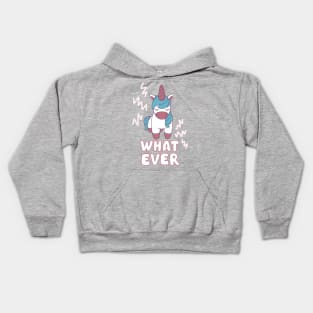 What Ever Unicorn Kids Hoodie